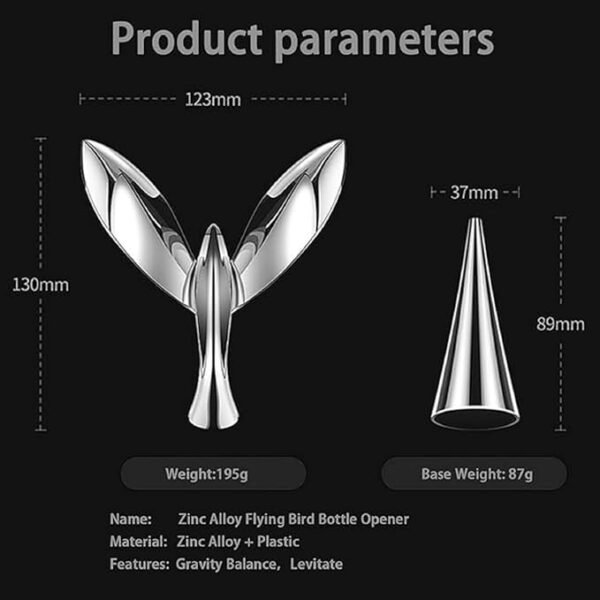 Balancing Bird Bottle Opener - Image 4